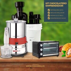 KIT CHOCOLATERO EMPRENDEDOR 3.5 KG + HORNO ELÉCTRICO